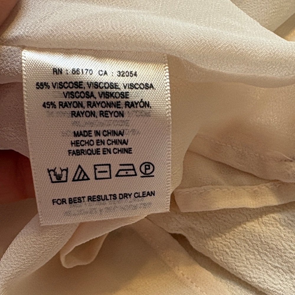 Maeve White Shift Dress with Gray & Yellow Floral Motif - Picture 14 of 14